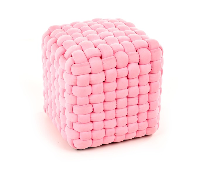 RUBIK pufa jasny różowy (1p=1szt)