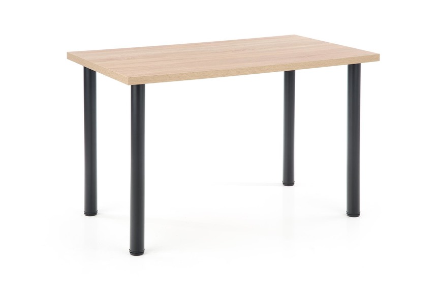 MODEX 2 120 stół kolor blat - dąb sonoma, nogi - czarny (2p=1szt)