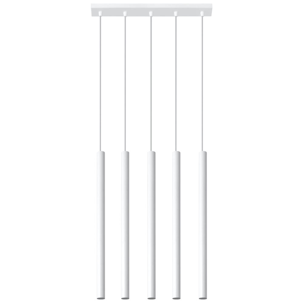 Lampa wisząca PASTELO 5 biała