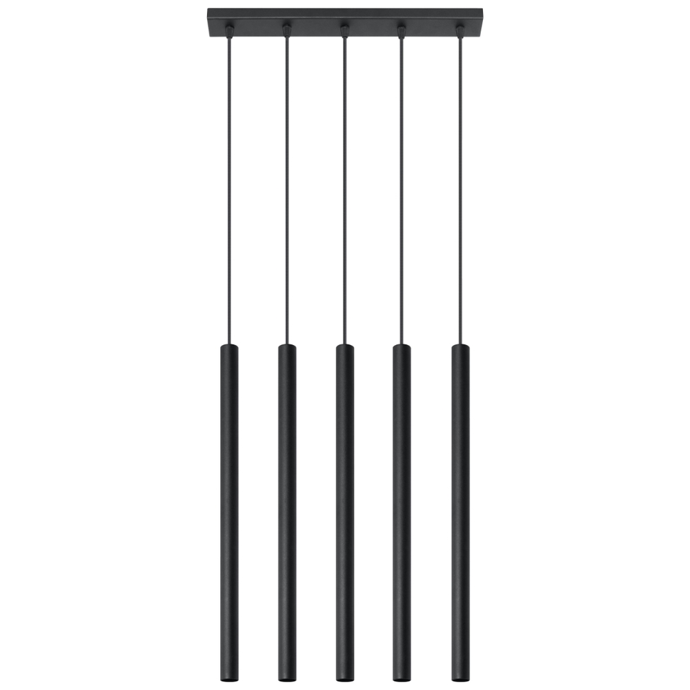 Lampa wisząca PASTELO 5 czarna