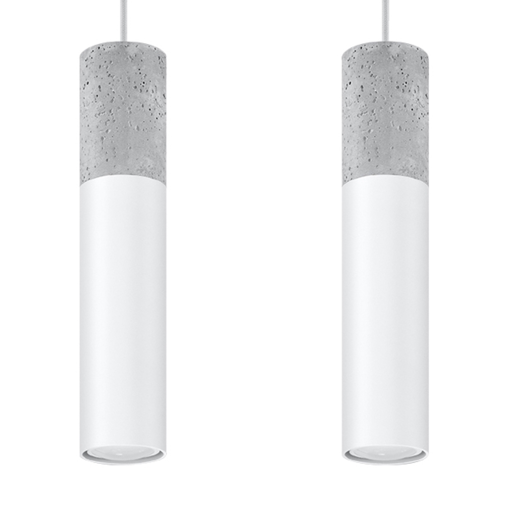 Lampa wisząca BORGIO 2 biały