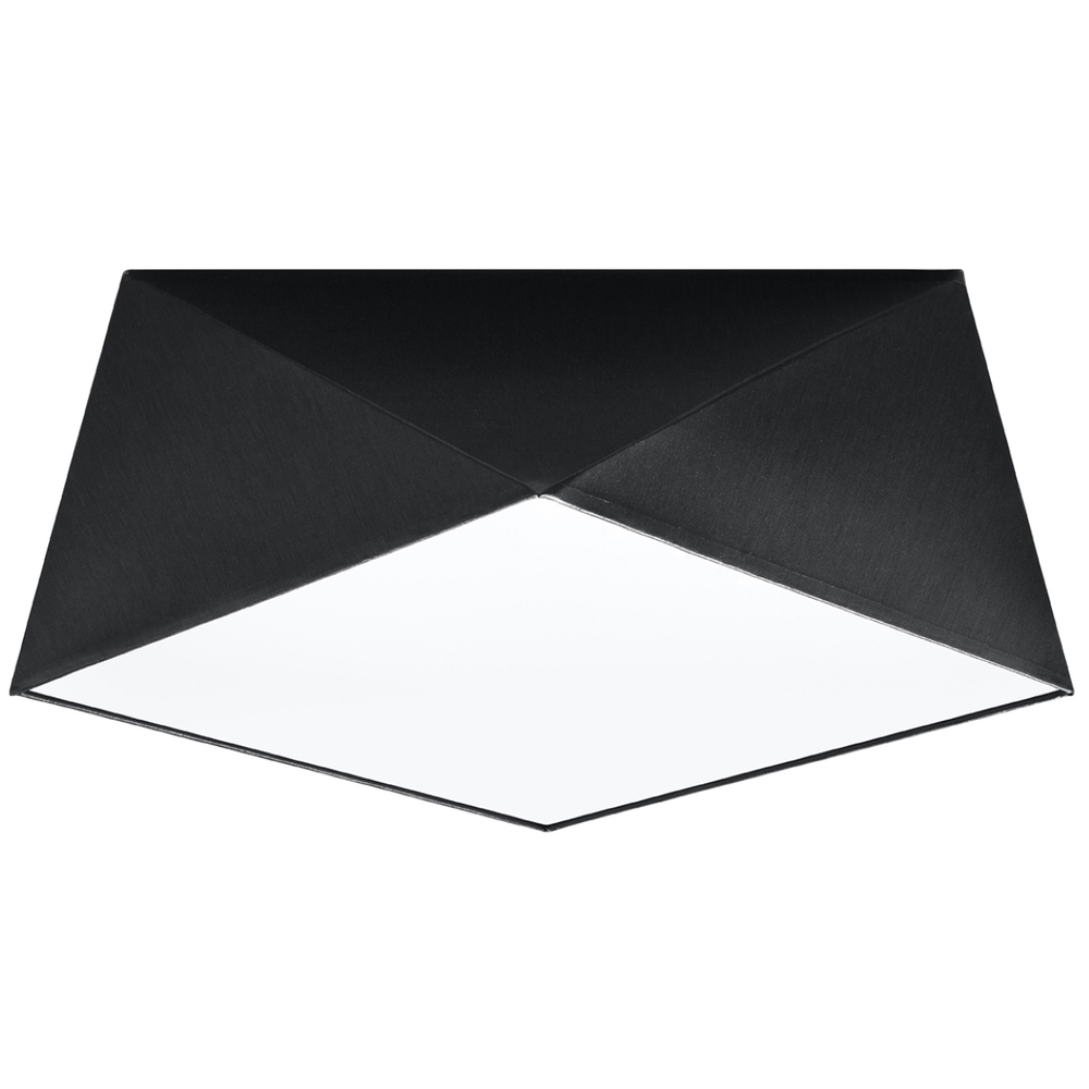Plafon HEXA 35 czarny