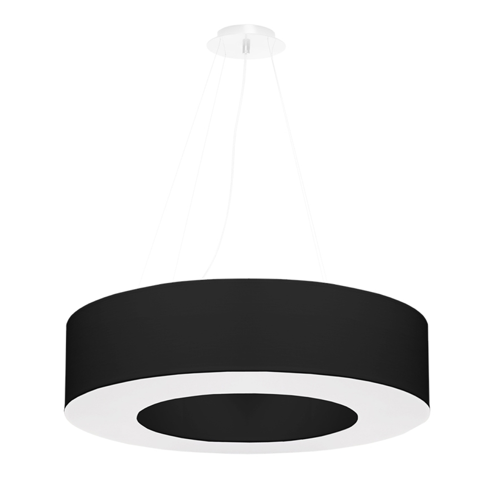 Żyrandol SATURNO 70 czarny