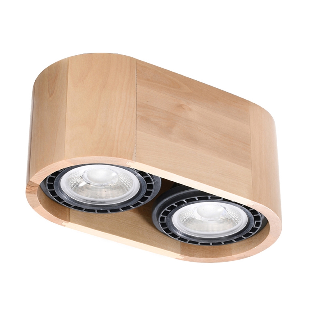 Plafon BASIC 2 naturalne drewno