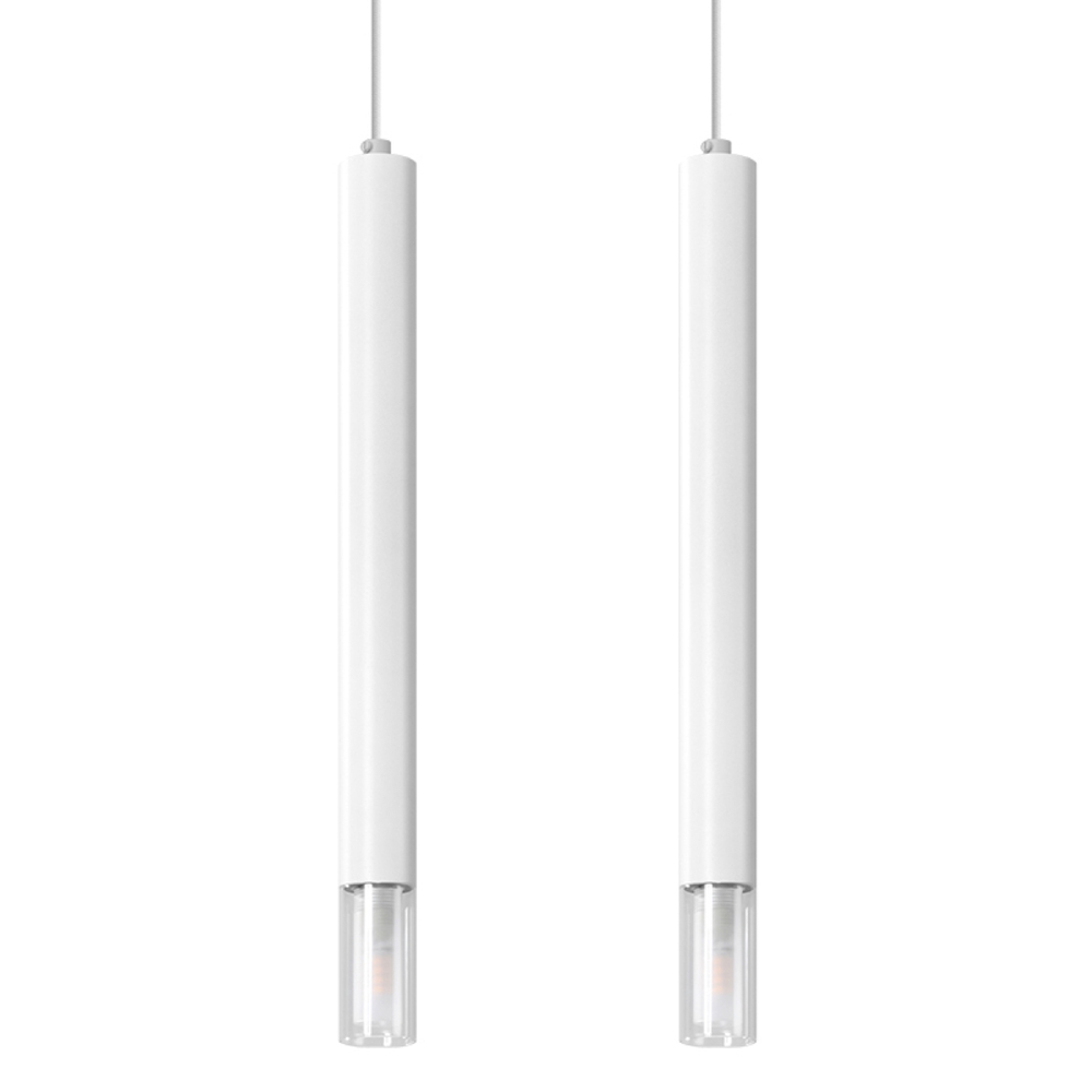 Lampa wisząca WEZYR 2 biała