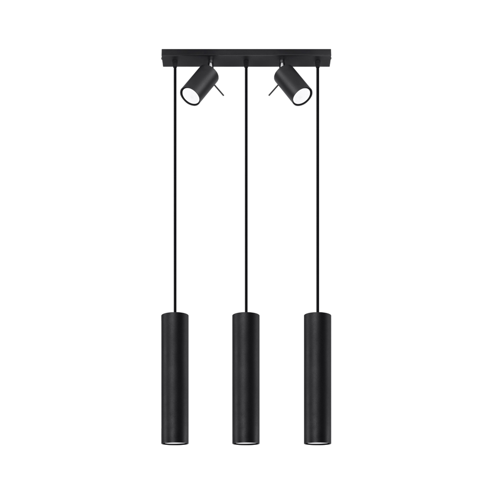 Lampa wisząca RING 3 czarny