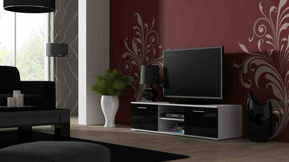 SOHO RTV 140 BIAŁY/CZARNY POŁYSK