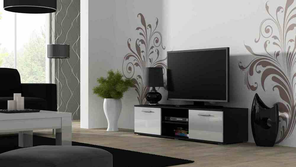SOHO RTV 140 CZARNY/BIAŁY POŁYSK