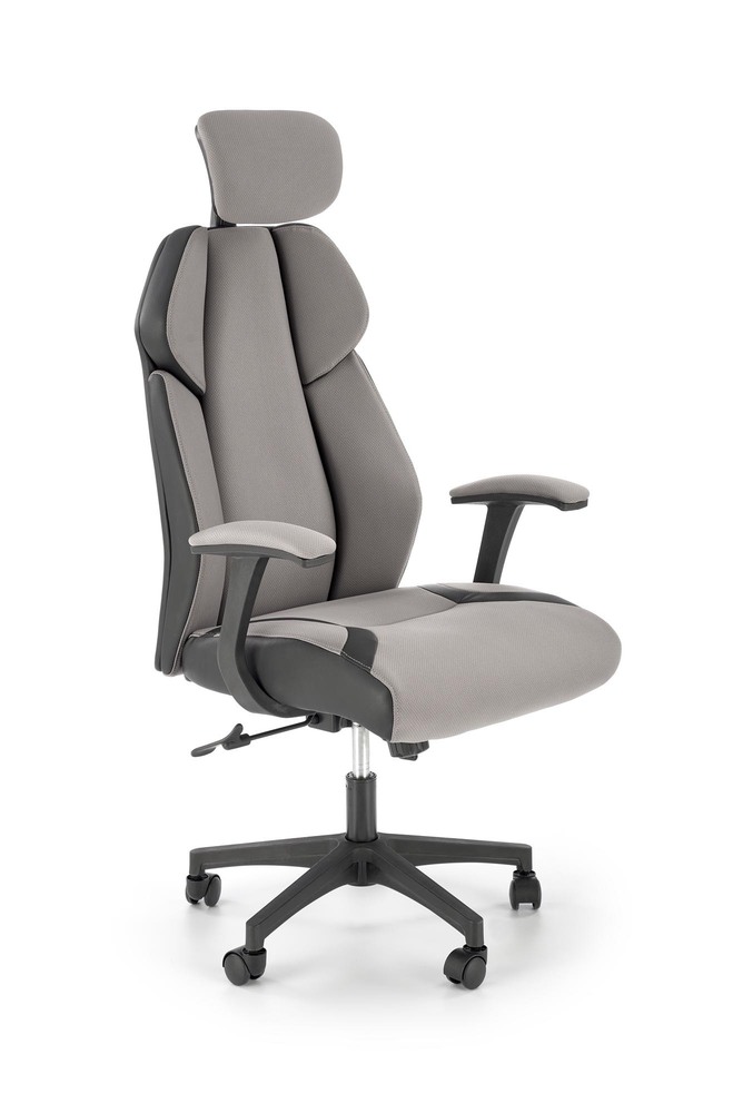 CHRONO fotel gabinetowy popielato-czarny