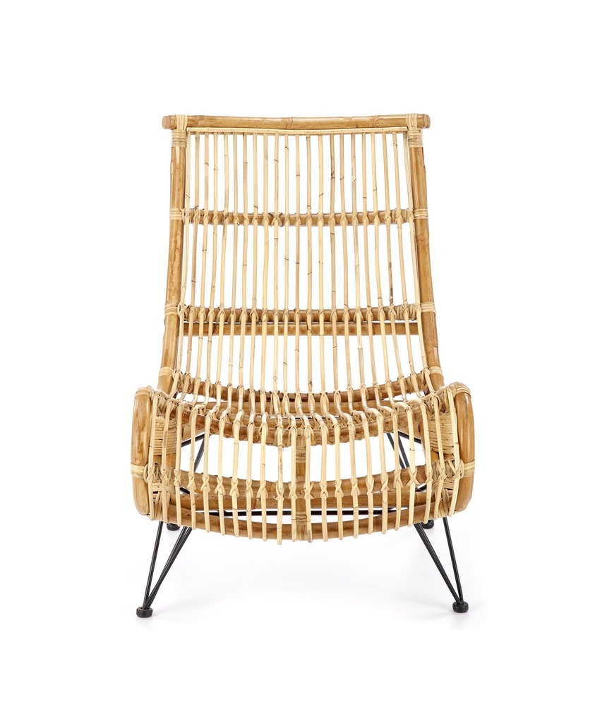 MANU fotel wypoczynkowy, rattan naturalny (2p=1szt)