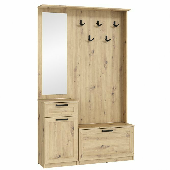 NIKD041 Przedpokój  (dąb artisan)