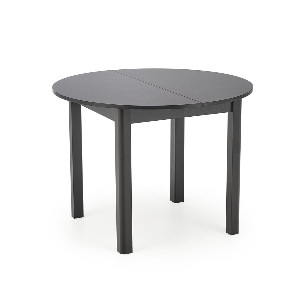 RINGO stół kolor blat czarny, nogi - czarny (102-142x102x76 cm) (2p=1szt)
