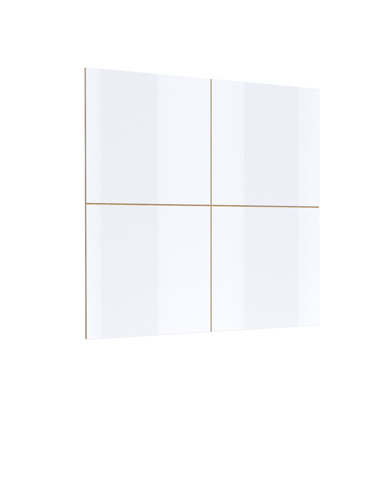 CELINE dąb wotan / biały połysk panel pod TV (4x panel)