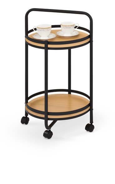 BAR11 stolik barowy czarny / naturalny (1p=1szt)