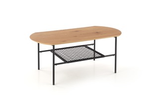 JACKSONA ława dąb złoty/czarny (1p=1szt)