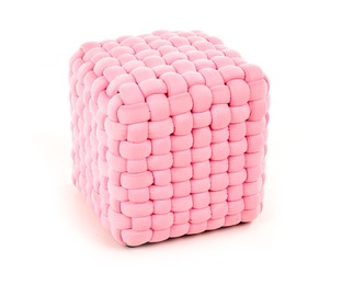 RUBIK pufa jasny różowy (1p=1szt)