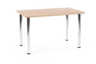 MODEX 120 stół kolor blat - dąb sonoma, nogi - chrom (2p=1szt)