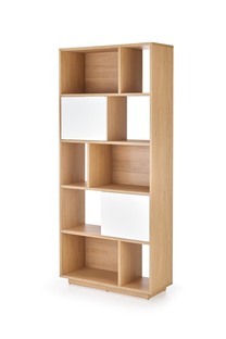 REG22 regał dąb złoty / biały (1p=1szt)