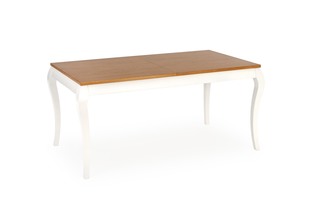 WINDSOR stół rozkładany 160-240x90x76 cm kolor ciemny dąb/biały (2p=1szt)