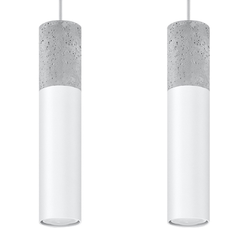Lampa wisząca BORGIO 2 biały