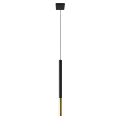 Lampa wisząca MOZAICA 1 czarny/złoto