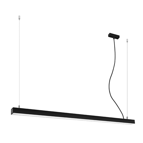 Lampa wisząca PINNE 150 czarna 4000K