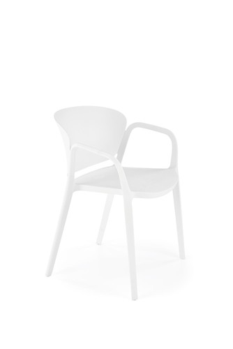 K491 krzesło plastik biały (1p=4szt)