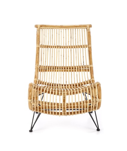 MANU fotel wypoczynkowy, rattan naturalny (2p=1szt)