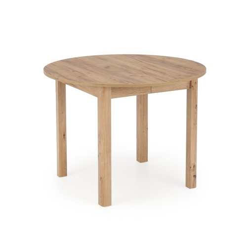 RINGO stół kolor blat dąb craft, nogi - dąb craft (102-142x102x76 cm) (2p=1szt)