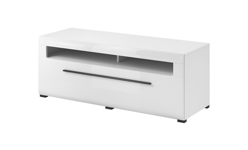 TULSA biała komoda RTV 2S mała