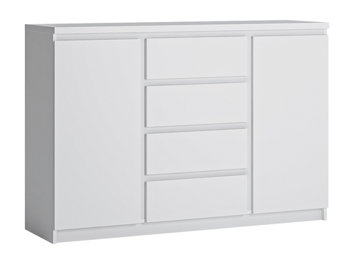 FRIBO białe komoda 2D 4S
