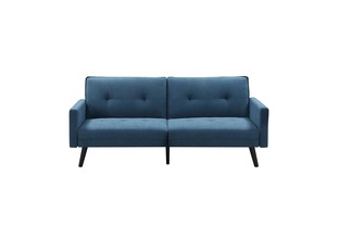 CORNER sofa rozkładana z funkcją narożnika niebieska (2p=1szt)